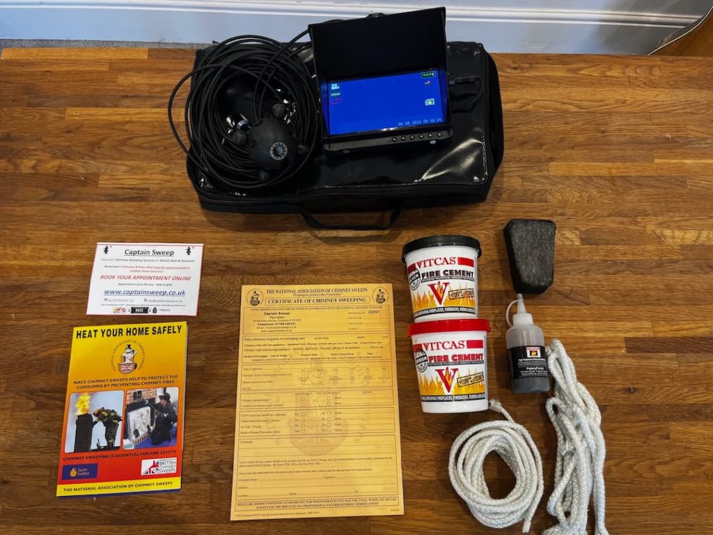 Chimney Sweep Certificate & Repair Kit